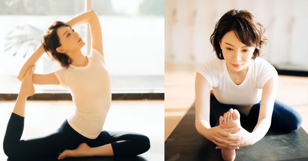 内做瑜伽,穿紧身衣凸显完美臀形,腿部肌肉太抢镜_女明星_美貌_身材