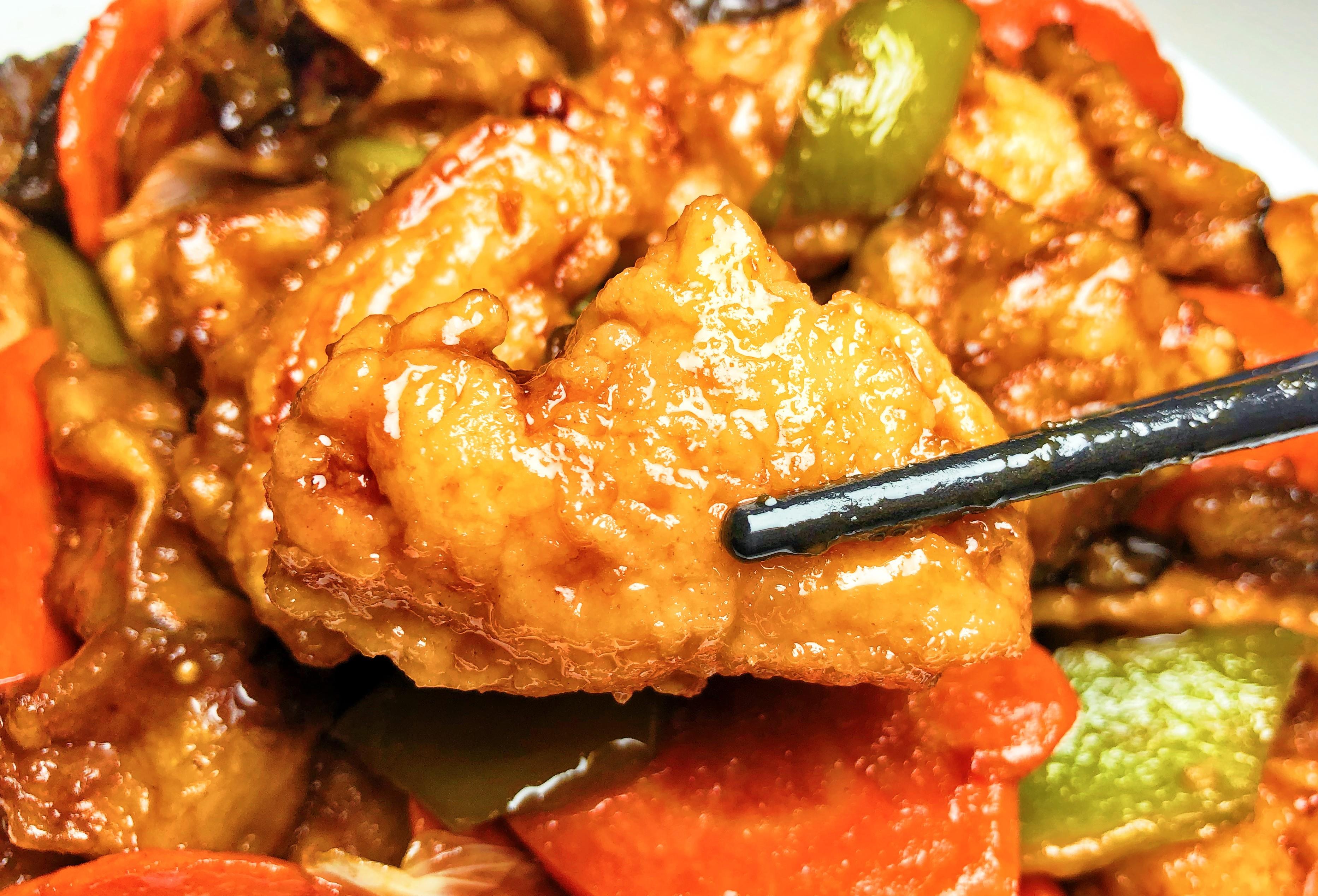 原创东北菜肉段烧茄子的做法茄子香软不油腻肉段滑嫩又下饭真香