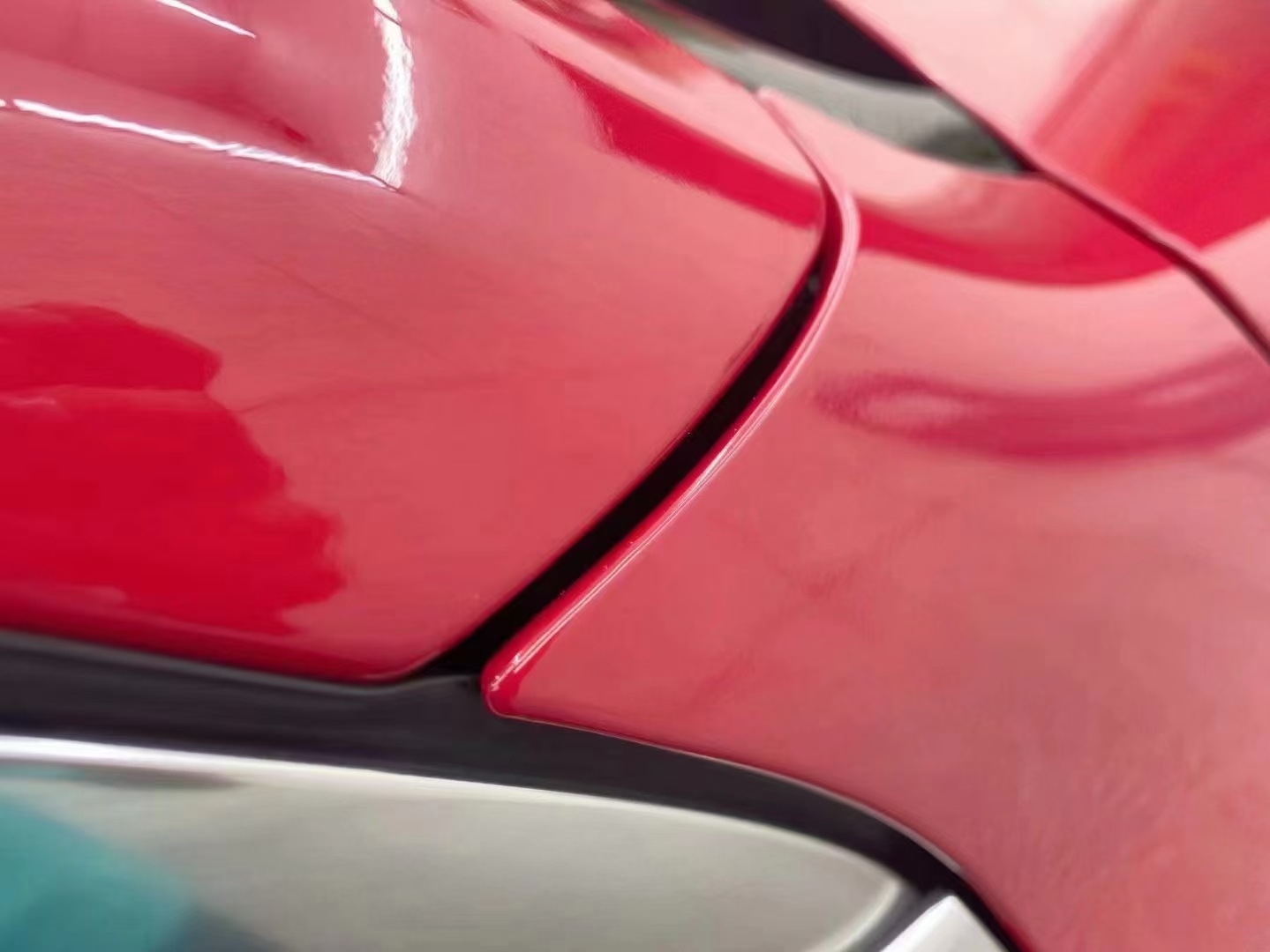 奔驰改色膜evomax易玛胭脂红看看细节匠心独具