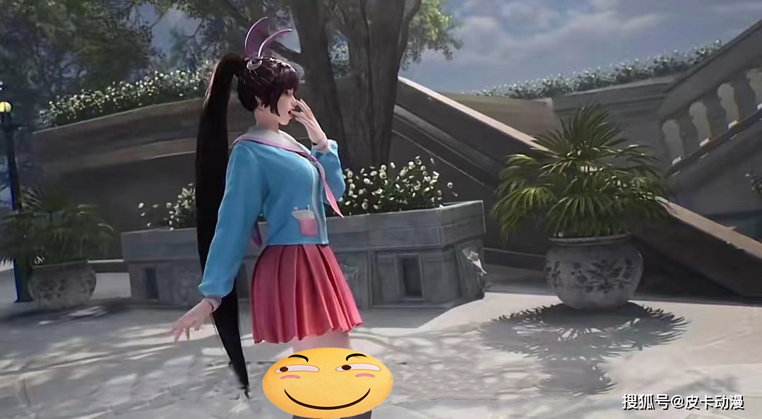 原创斗罗大陆小舞学生装曝光蓝外套红短裙好清新有初恋的味道