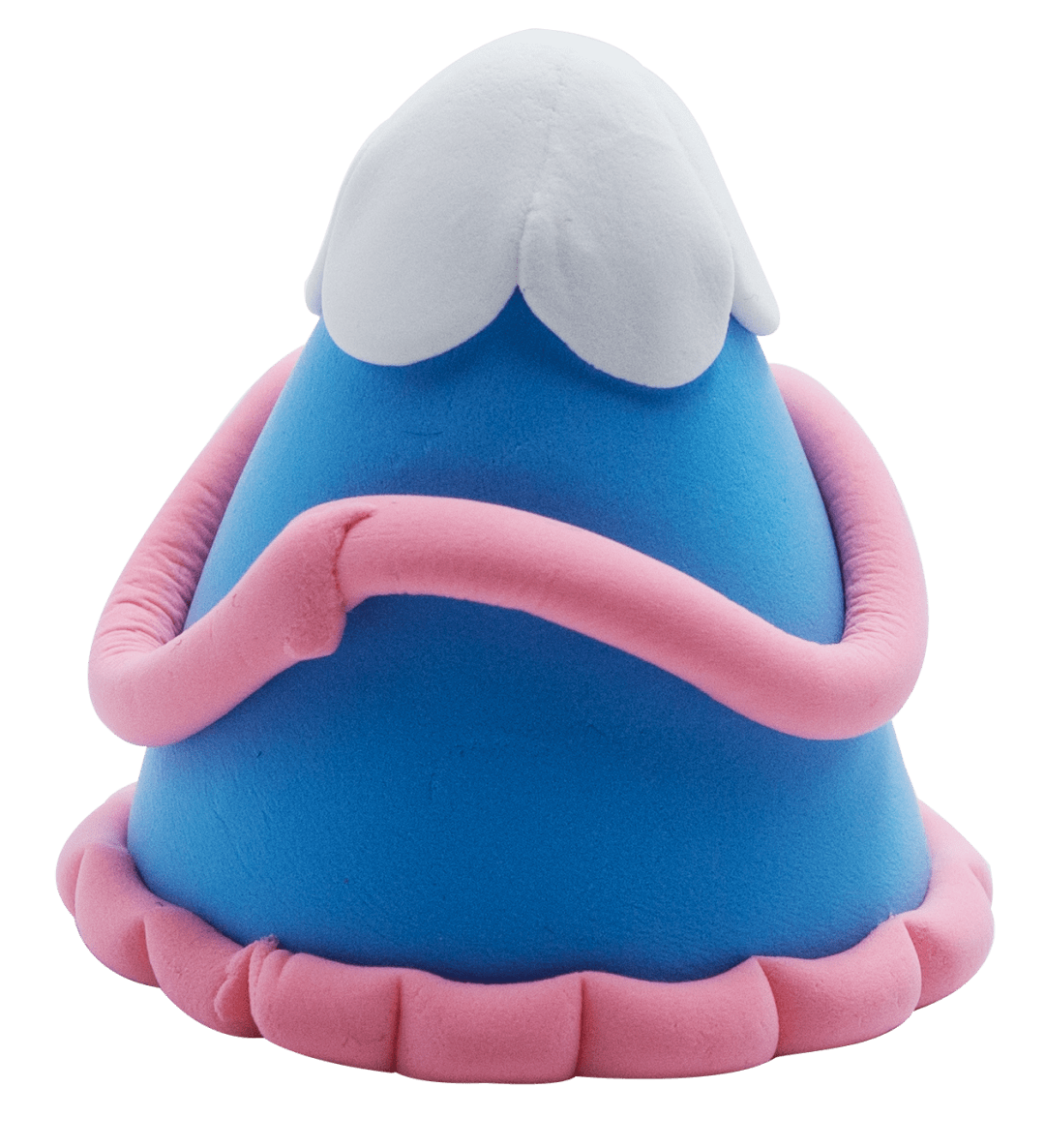 取部分白色粘土,揉成若干个小球,将它们黏在如上图所示的位置09将之前