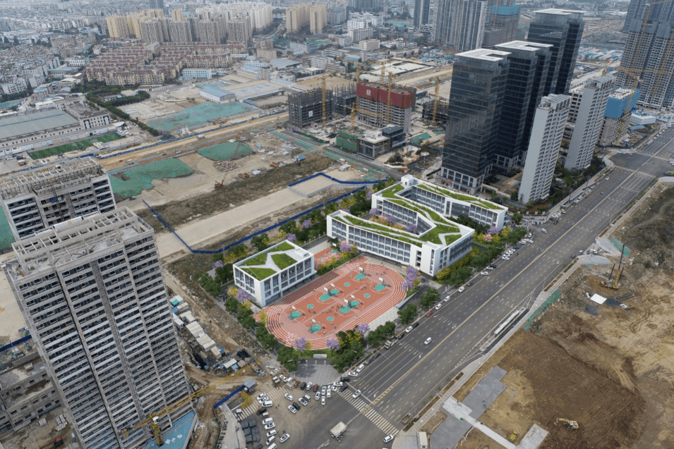 昆明巫家坝片区这所小学效果图来了,今年秋季开学?