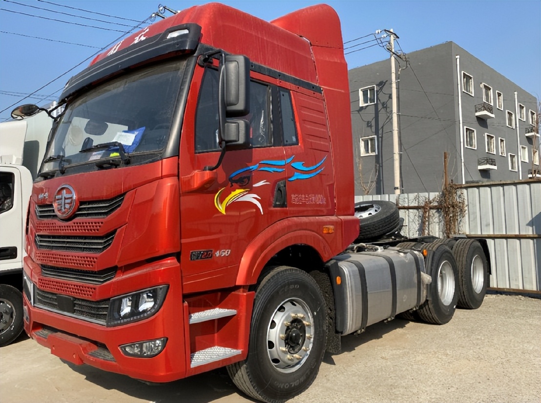 一汽解放悍v重卡可选潍柴解放动力12挡变速箱陕西山西拉煤都用它