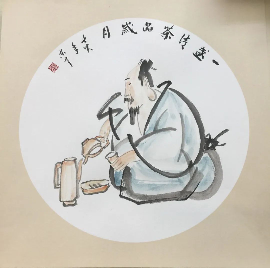 展讯传承禅意杨华栋人物画展亮相青州