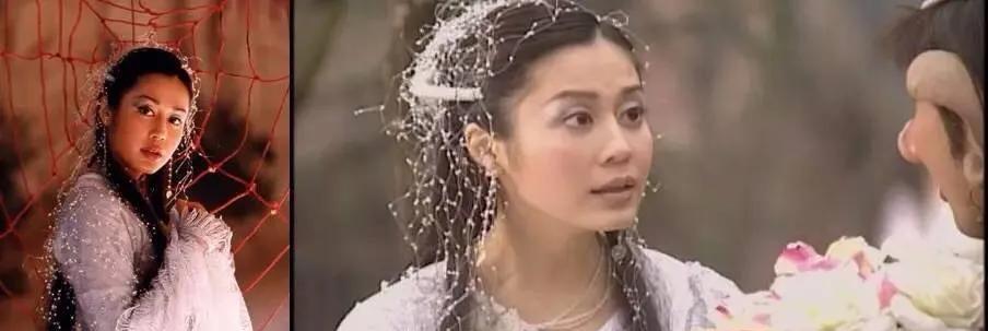 袁咏仪-九天玄女戏份不多,但看上去特别仙,高洁素雅,见之忘俗.