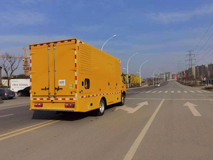 国六电力350kw应急电源车东风多利卡移动发电车图片参数