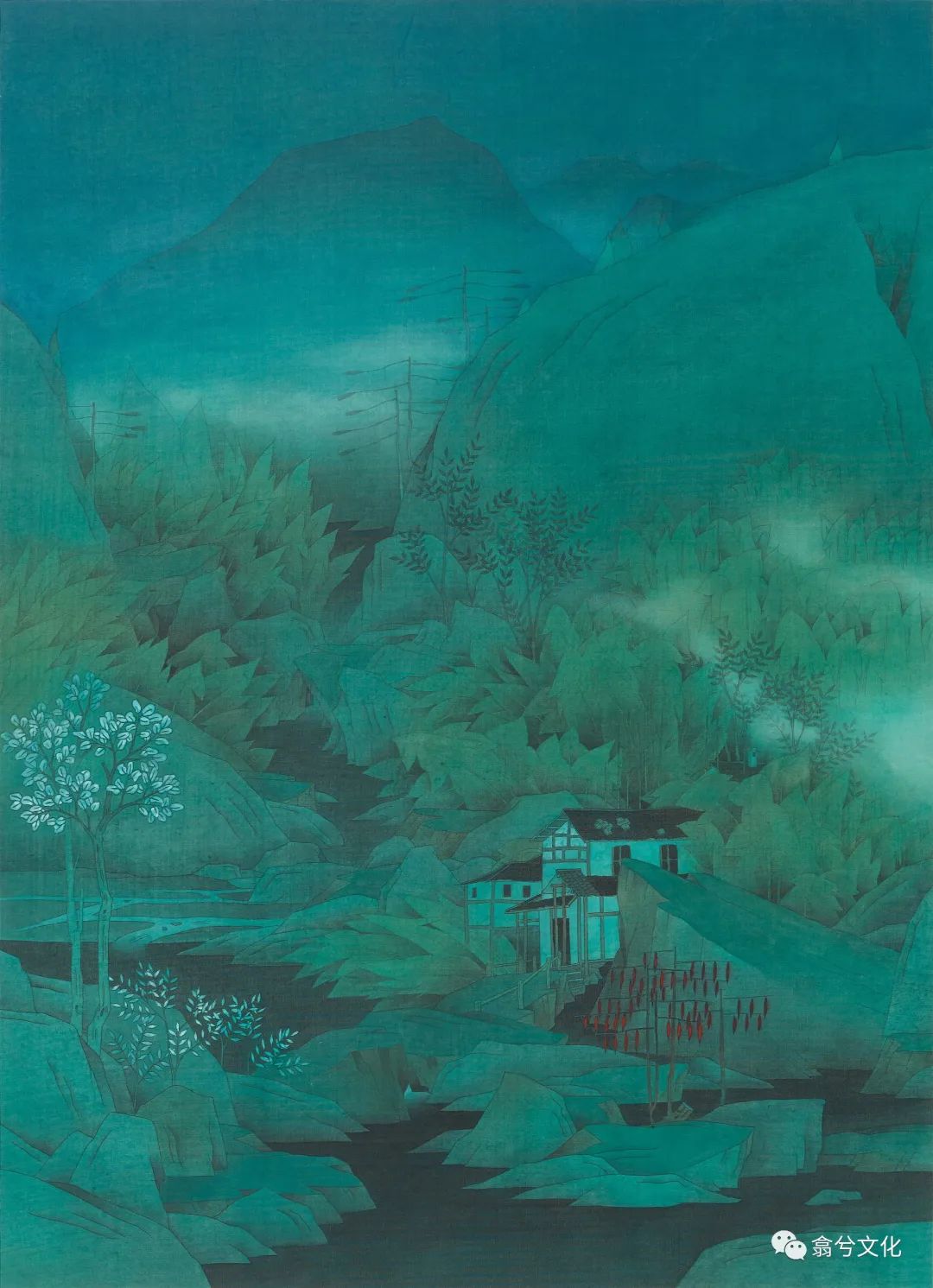 翕61青年翟明帅用青绿山水为绿水青山代言