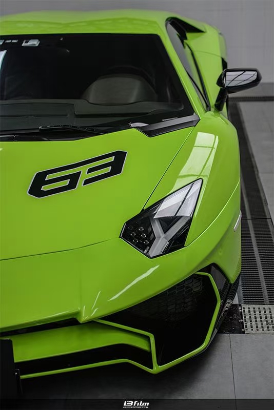 lbfilm-兰博基尼aventador改色膜高亮苹果绿_搜狐汽车_搜狐网