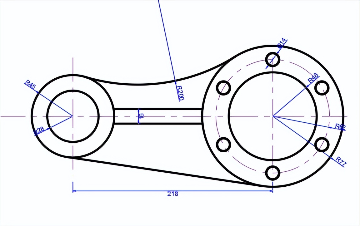 cad圆形和阵列命令的高阶综合练习题