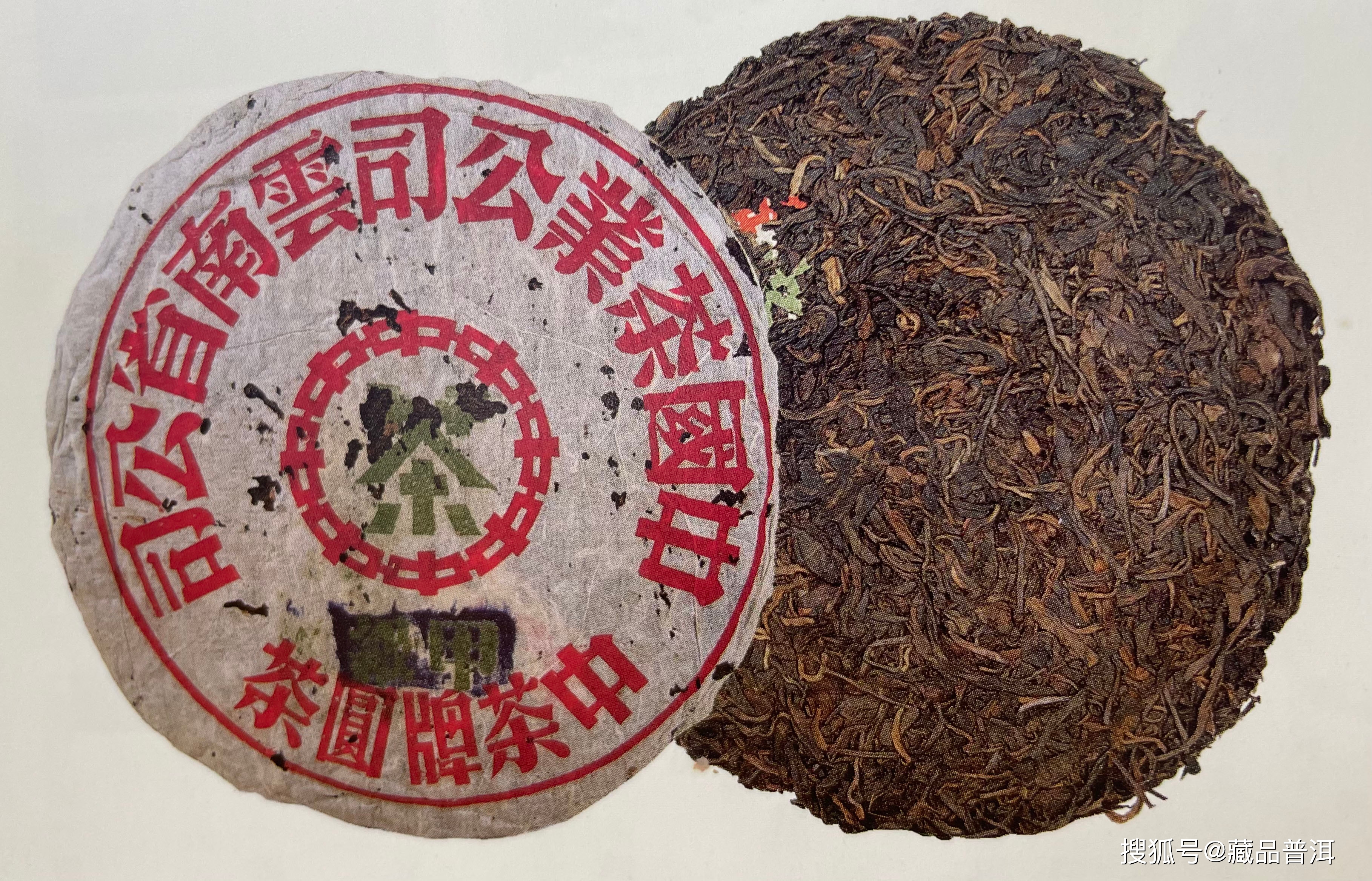 水蓝印普洱茶历史图片