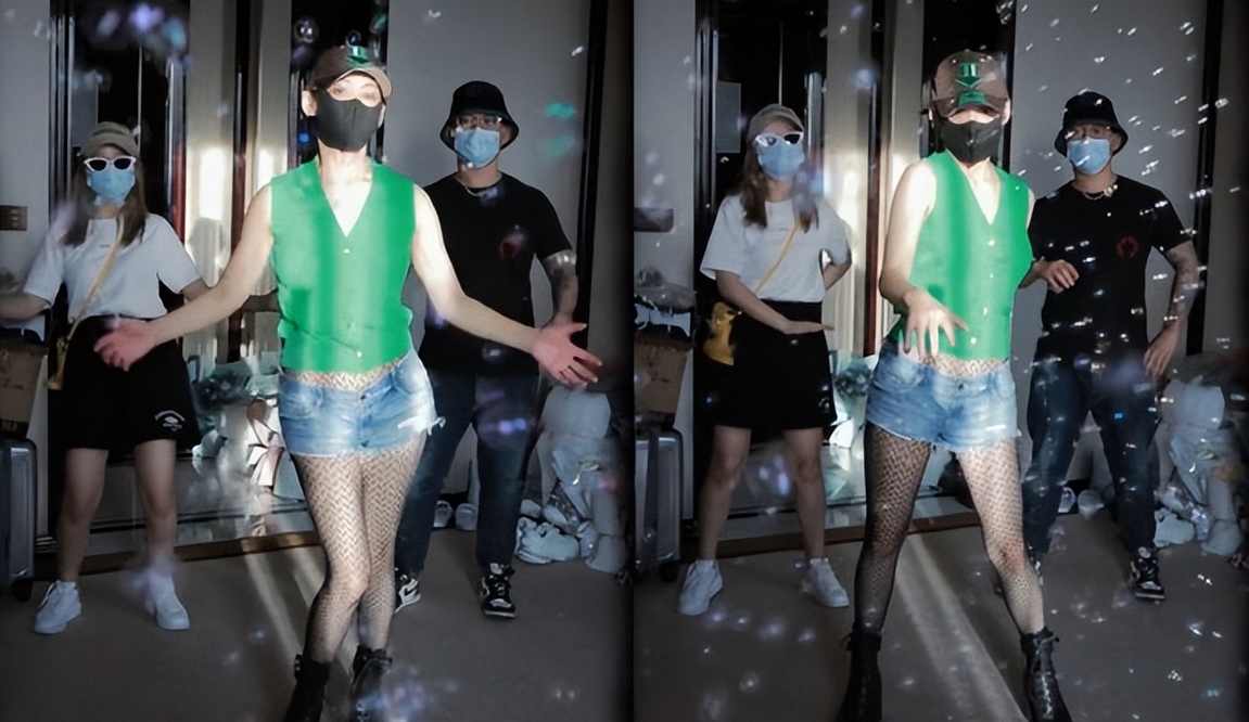 50岁宁静穿热裤渔网袜跳舞,个性穿搭遭吐槽:实在接受不了_衣服_状态