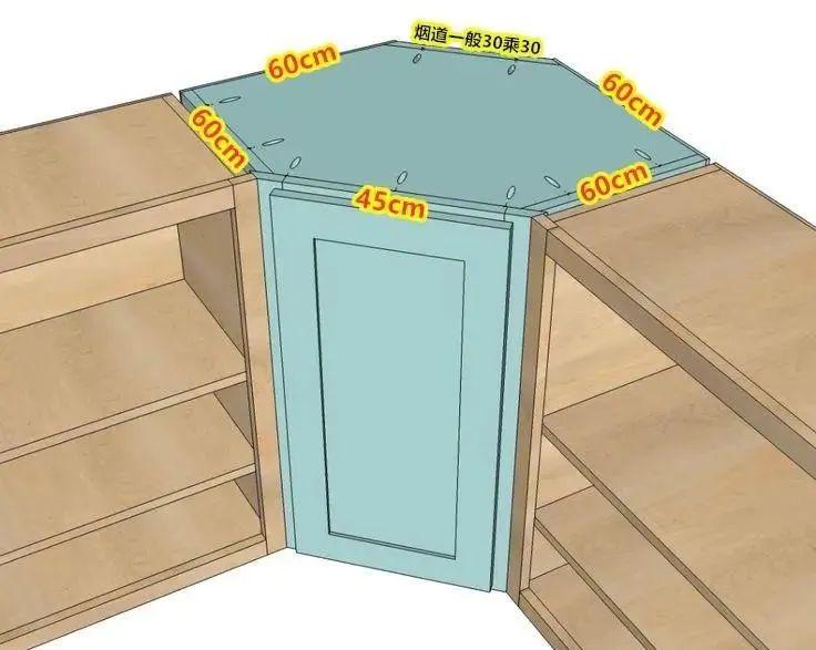 厨房钻石柜CAD图纸图片