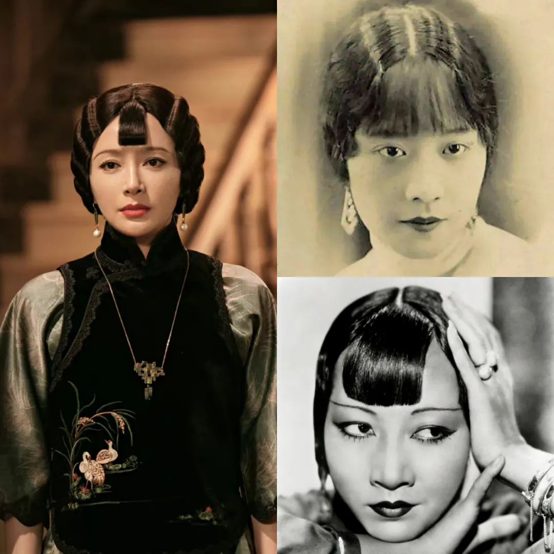 民国闺秀画家关紫兰和好莱坞首位华人女星黄柳霜都有同款发型