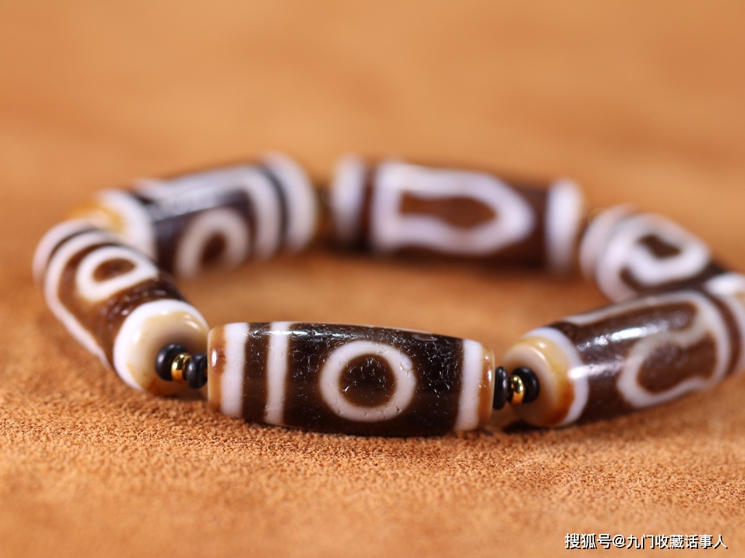 【藏传精品至纯一眼山水天珠】