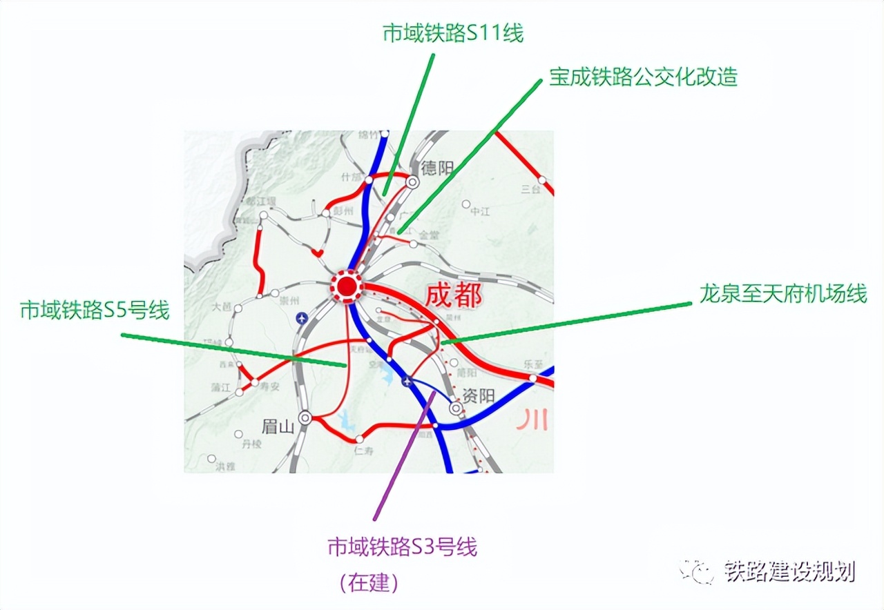 集中開工成都都市圈這些軌道交通最新消息來了