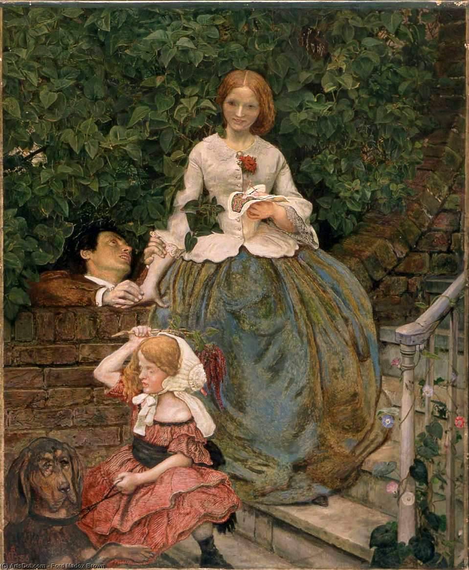 富有19世纪英国气息的人物油画
