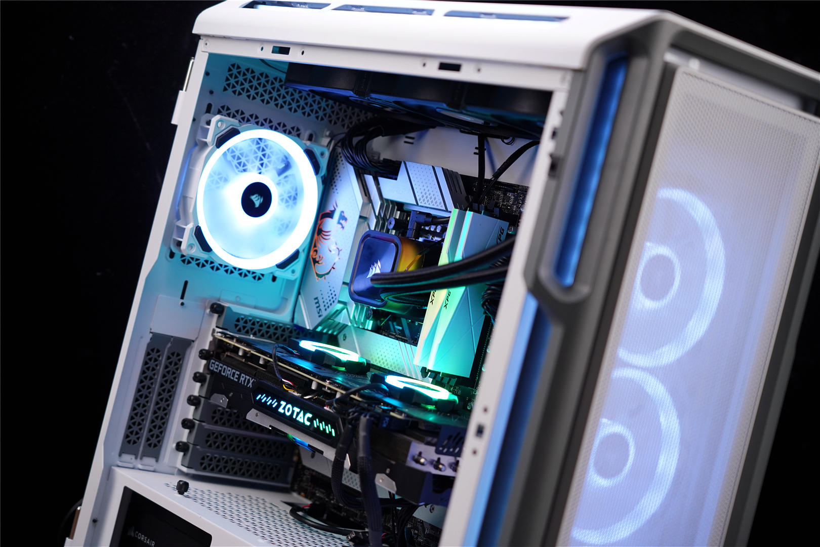 新款海盗船h150i elite水冷散热器驾到,颜值性能同在线_冷头_风扇