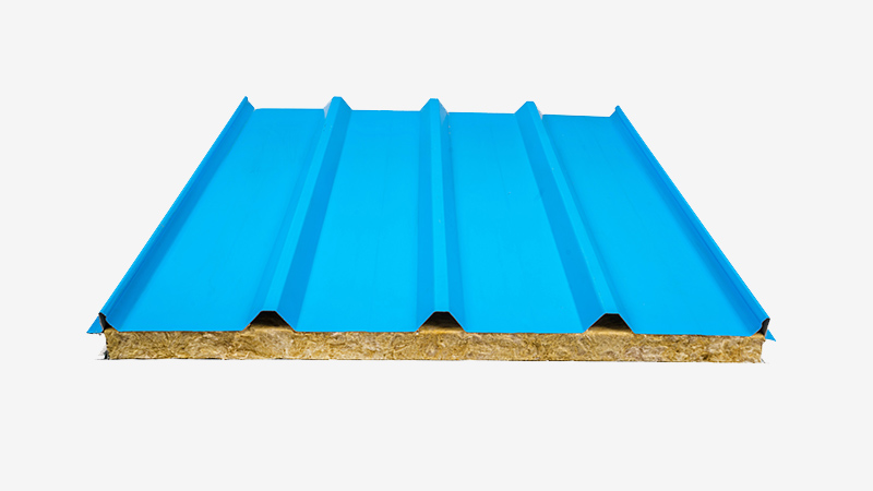 威悦宏彩钢岩棉夹芯板的分类