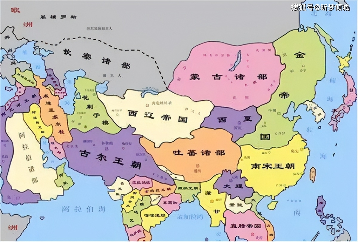 北宋与辽历史地图图片