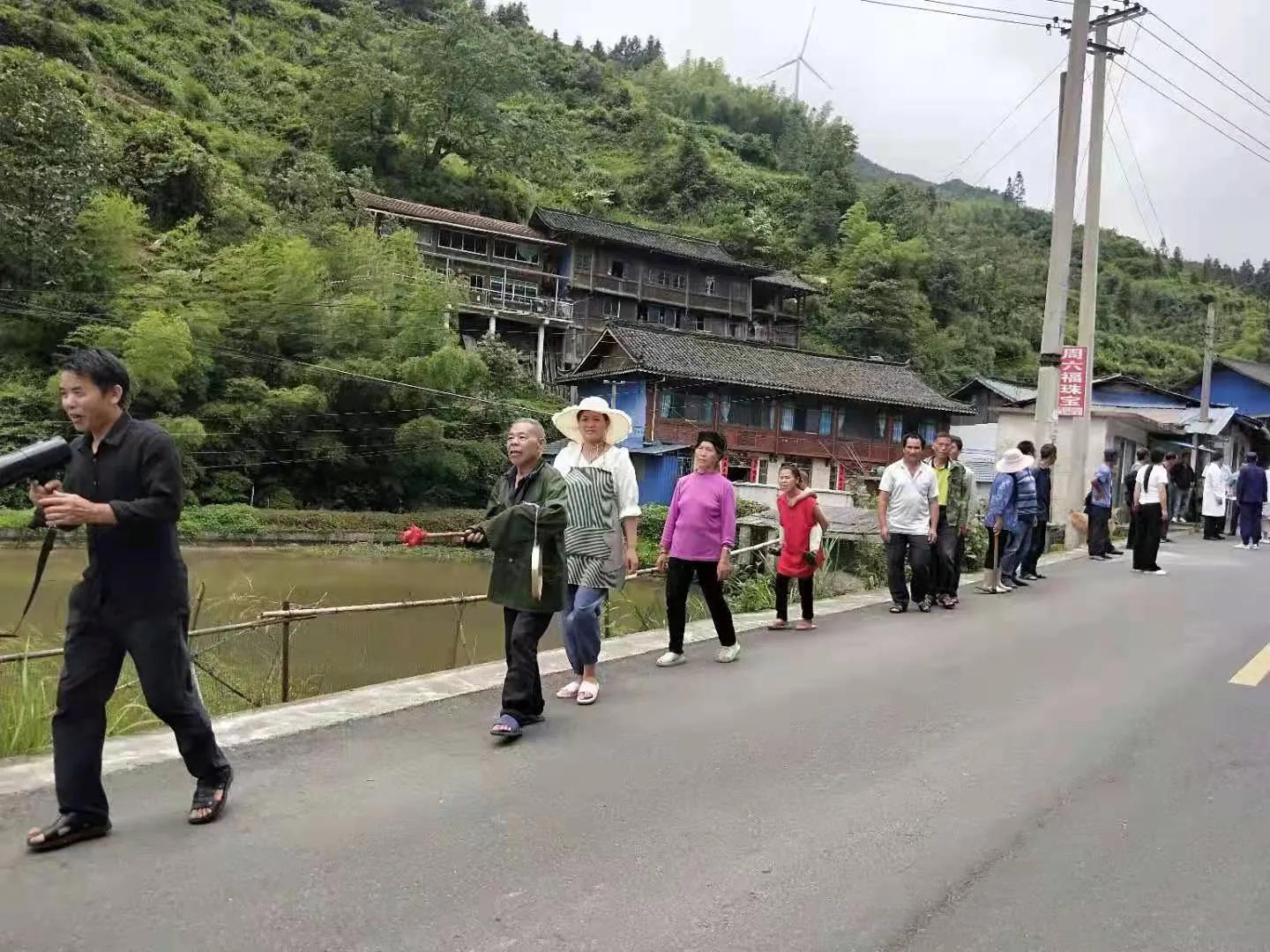 黎平县平寨乡开展山洪地灾应急演练