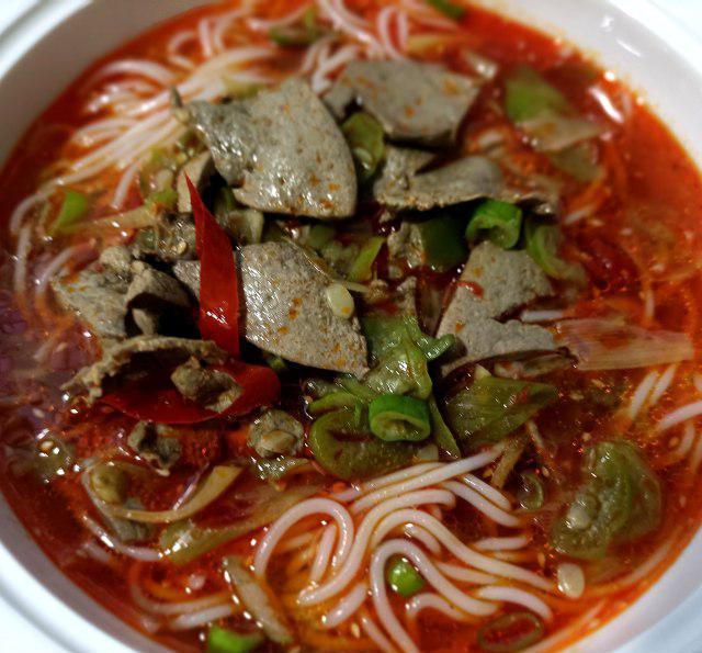 原创红油猪肝粉香辣开胃吃得好过瘾