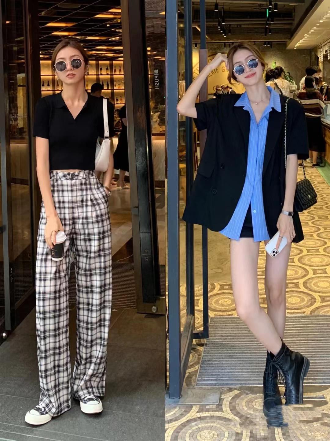 时髦小姐姐教你打造三七分好身材,实用百搭_比例_衣角_穿法