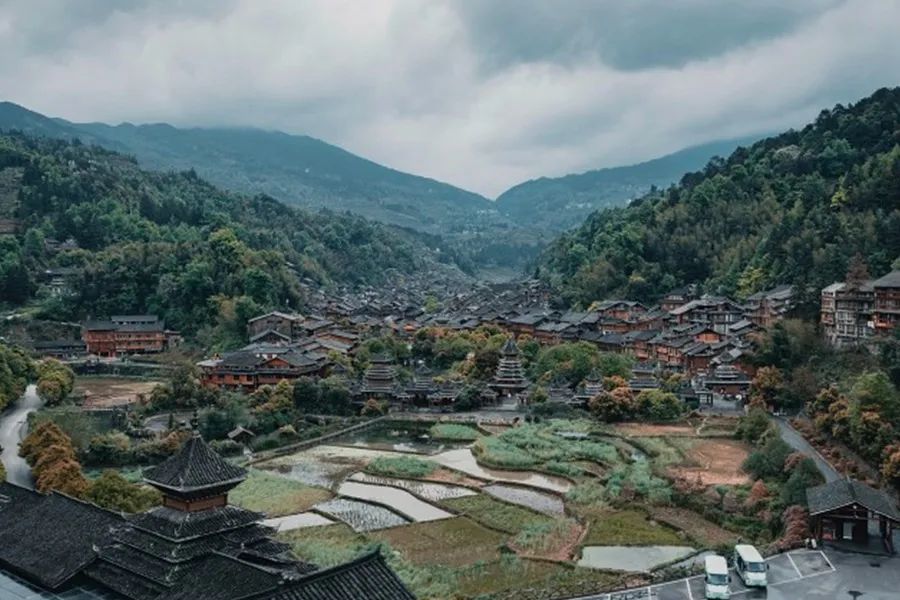 肇兴侗寨,天人合一_鼓楼_花桥_建筑物