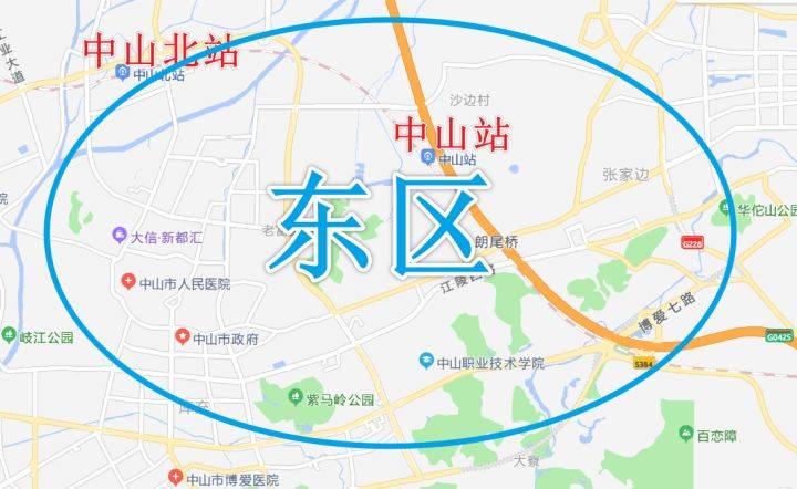 现阶段,这里有2个火车站,中山站和中山北站,可以坐广珠城轨直通广州市