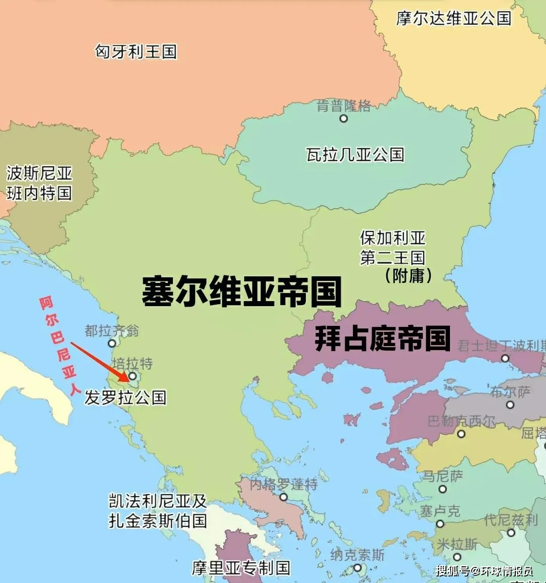科索沃地图中文版全图图片