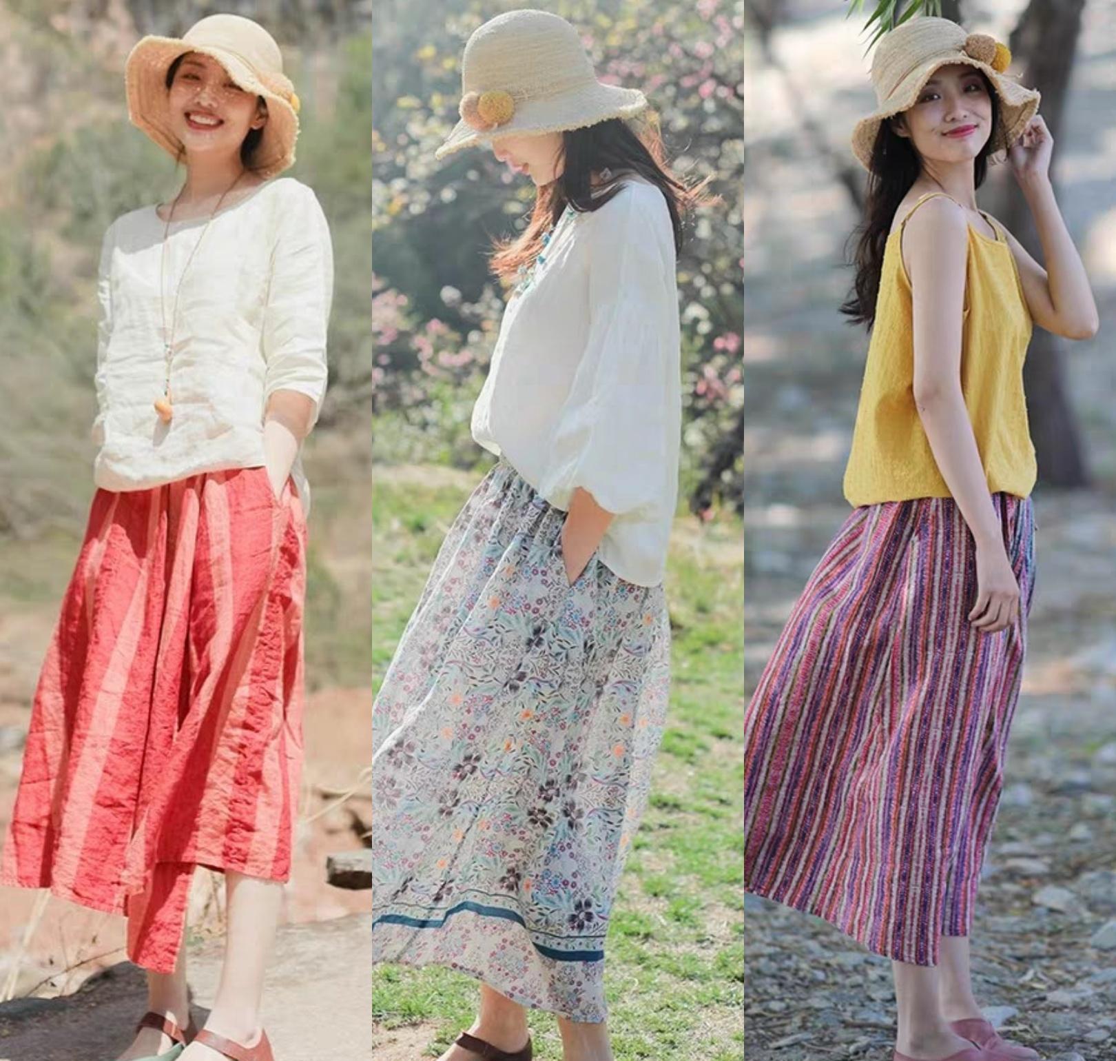 原创夏季轻松出游爱上慵懒文艺的休闲风穿搭美得舒适自在