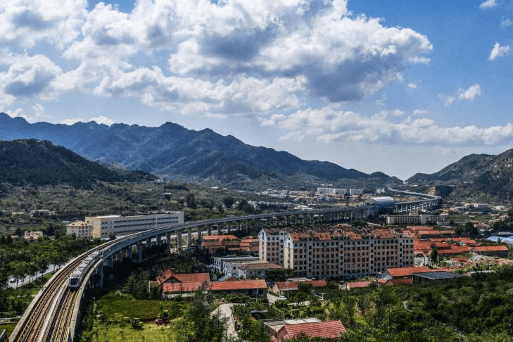 一山一水百果园青岛崂山北宅街道建设大崂凉泉乡村振兴示范片区