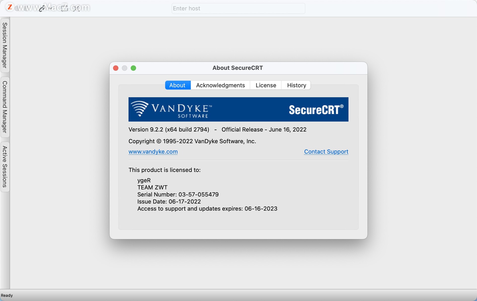 终端仿真工具：SecureCRT v9.2.2正式版