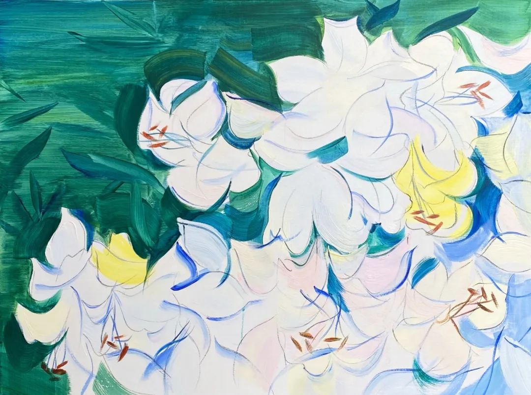 【全国艺术名家】王海燕绘画作品专辑_cm_布面_丙烯