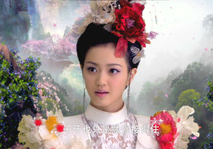 原创三位扮演过百花仙子的女星叶伊娜清雅王婧娈浪漫叶子菁梦幻