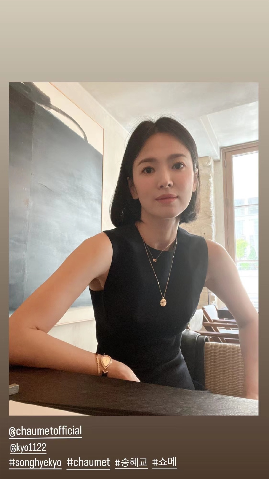 宋慧乔正脸照曝光又瘦又美简直逆生长还收到老板送的珠宝项链