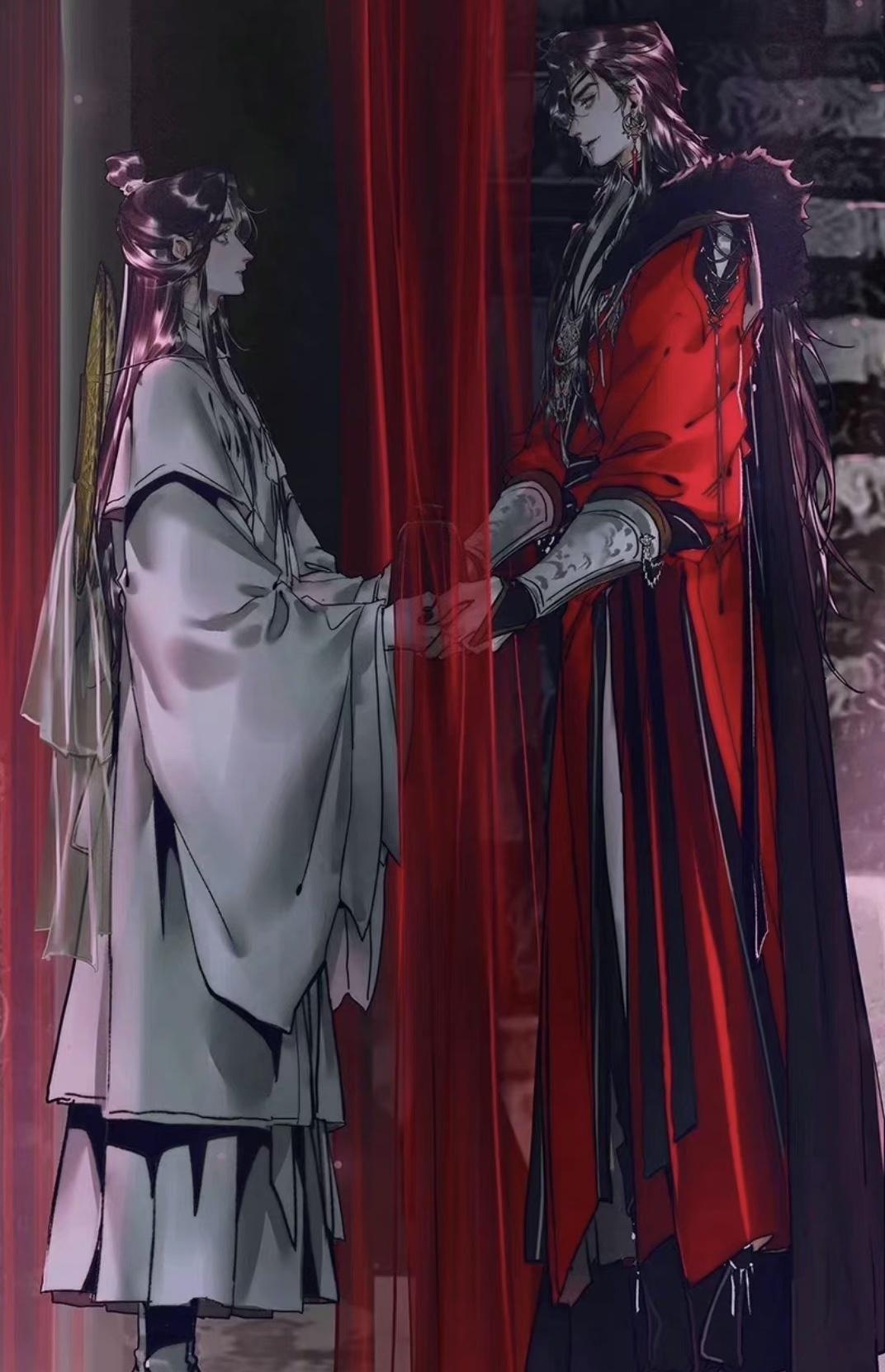 《天官赐福》那个身着红衣,无所不知,无所不能的绝境鬼王……_谢怜