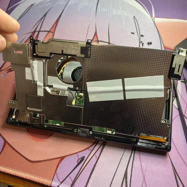 switch拆机步骤图(oled机型)_螺丝刀_镊子_主板