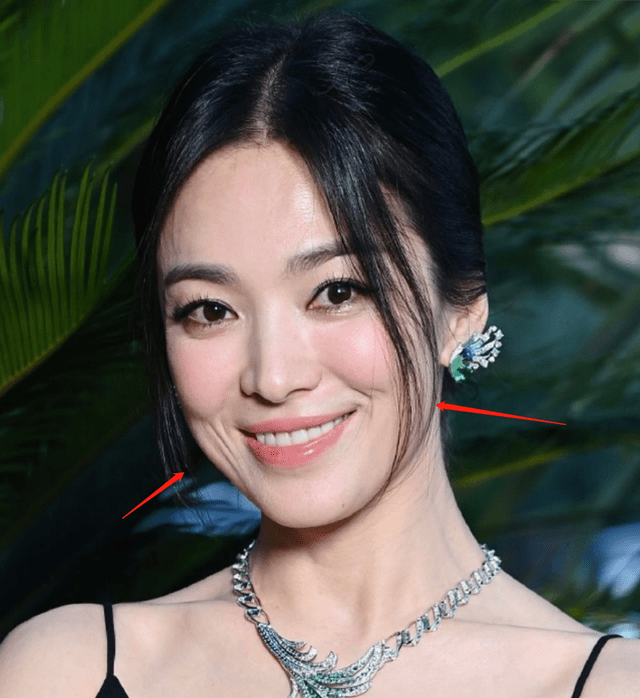 宋慧巴黎晚宴生图与精修差别大,网友:面相变了
