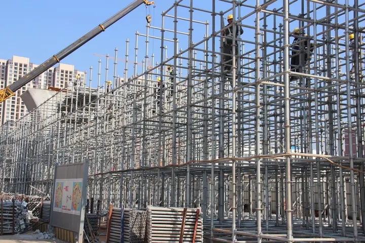 基建行业全面推广盘扣式脚手架,预测价格|市场需求|监督管理_租赁_施
