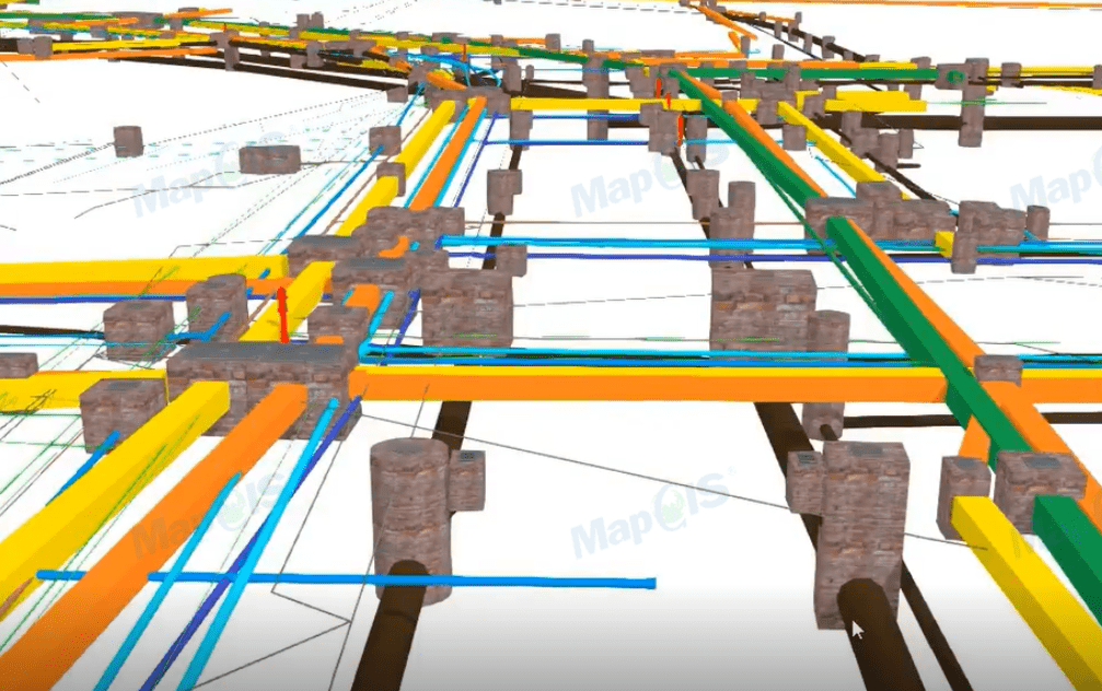 mapgis三维管线建模唤醒城市地下管线脉搏