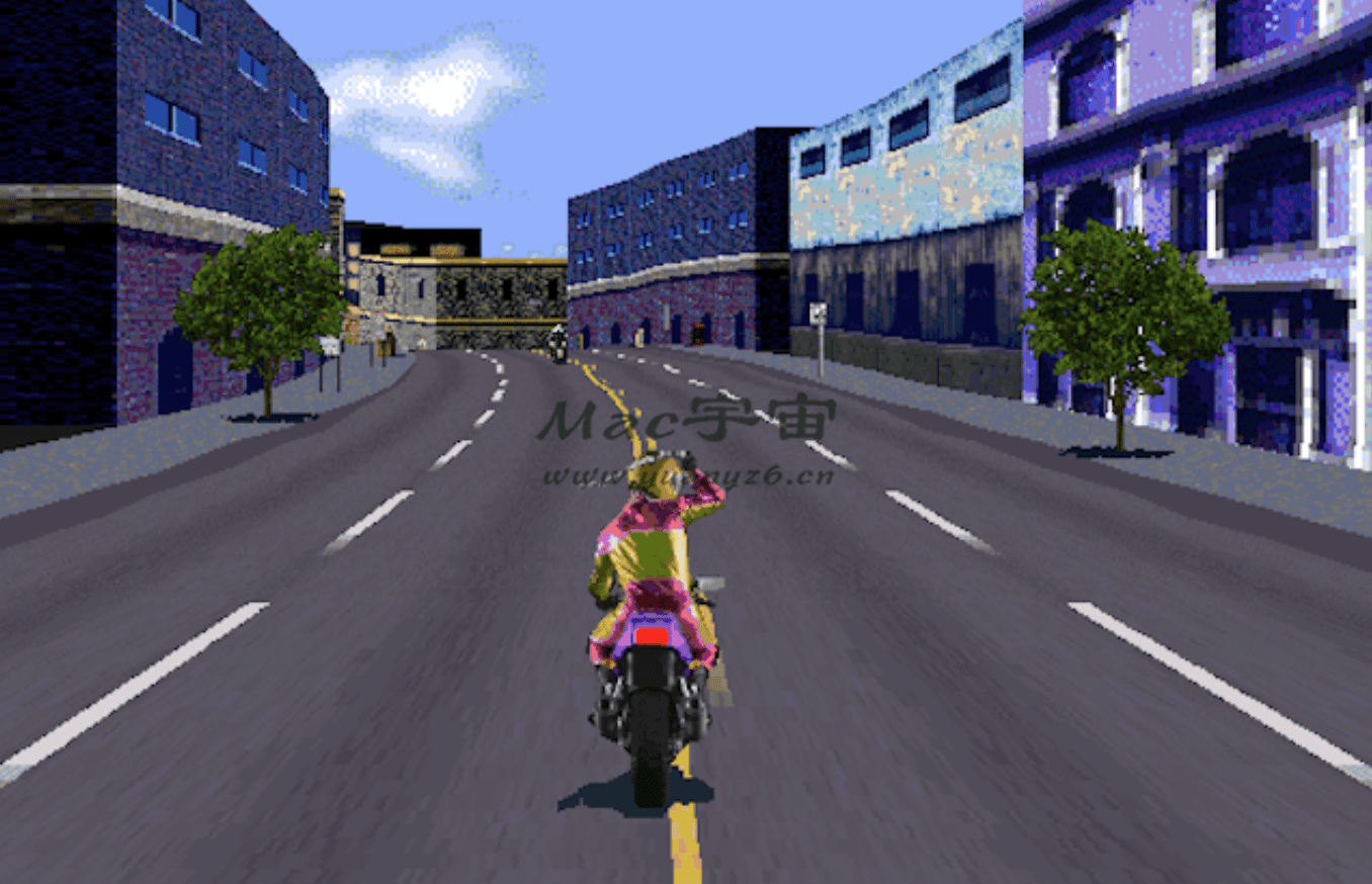 macbook游戏:暴力摩托2002(roadrash) for mac_玩家_赛道_摩托车