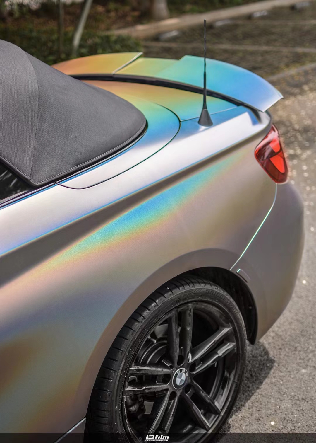 宝马-2系lbfilm改色膜亚面锦绣灰,七彩斑斓的灰_搜狐汽车_搜狐网