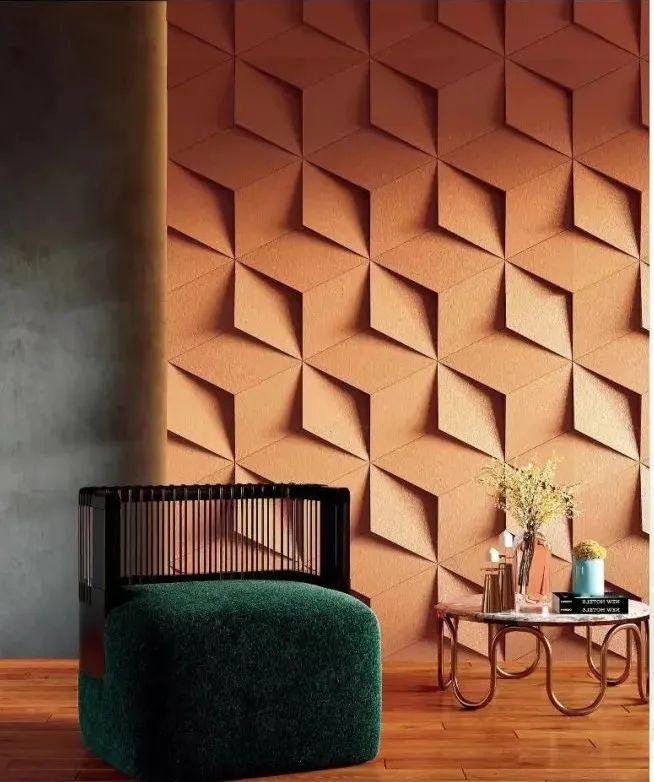 这才是设计师要找的新材料夯土墙板真皮皮雕pu软石超薄石材