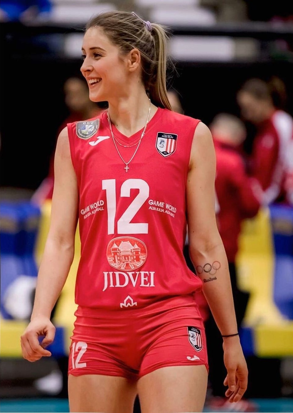 塞尔维亚女排名单海报,队长是接应布耶利卡,登上海报的是主攻手布萨