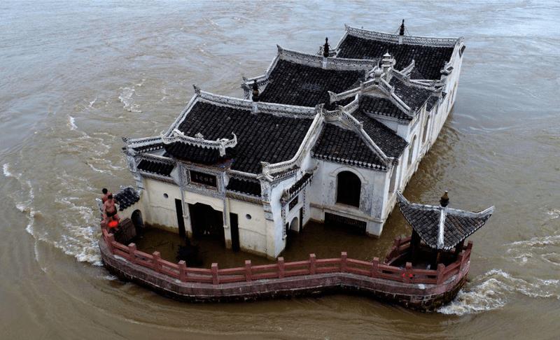 湖北一700年古寺，历经洪灾仍屹立不倒，被称“万里长江第一阁”
