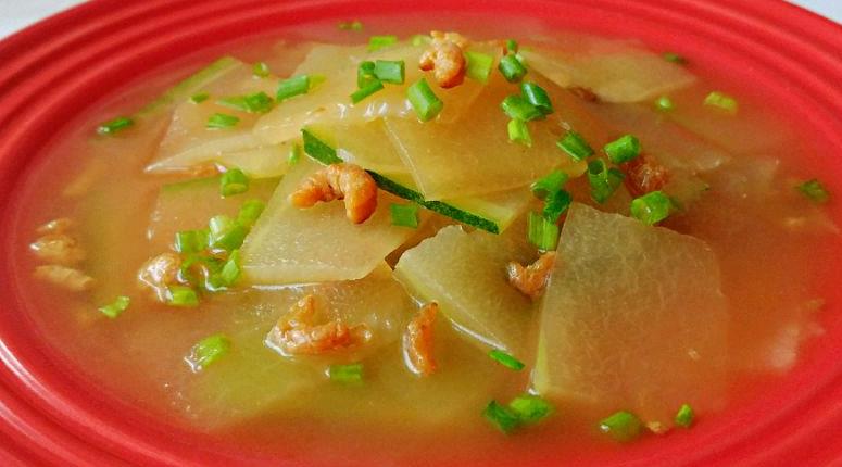 葱油海米冬瓜汤,让味道更加浓香,吃起来更过瘾
