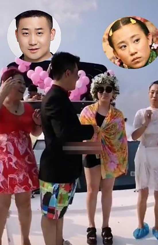 二人同为赵本山的徒弟,求婚现场被男方小鹏飞布置得十分浪漫