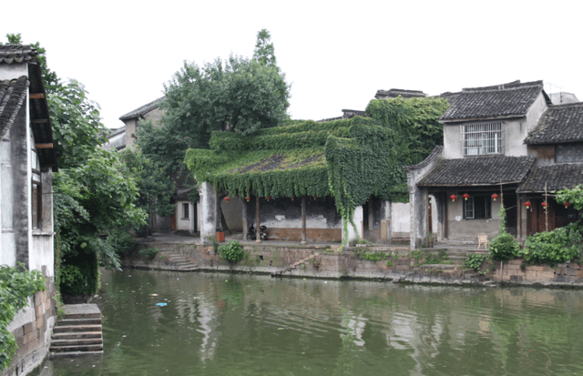 浙江这一古镇，别名仙潭，古色古香，众桥飞跃，已有千年历史了