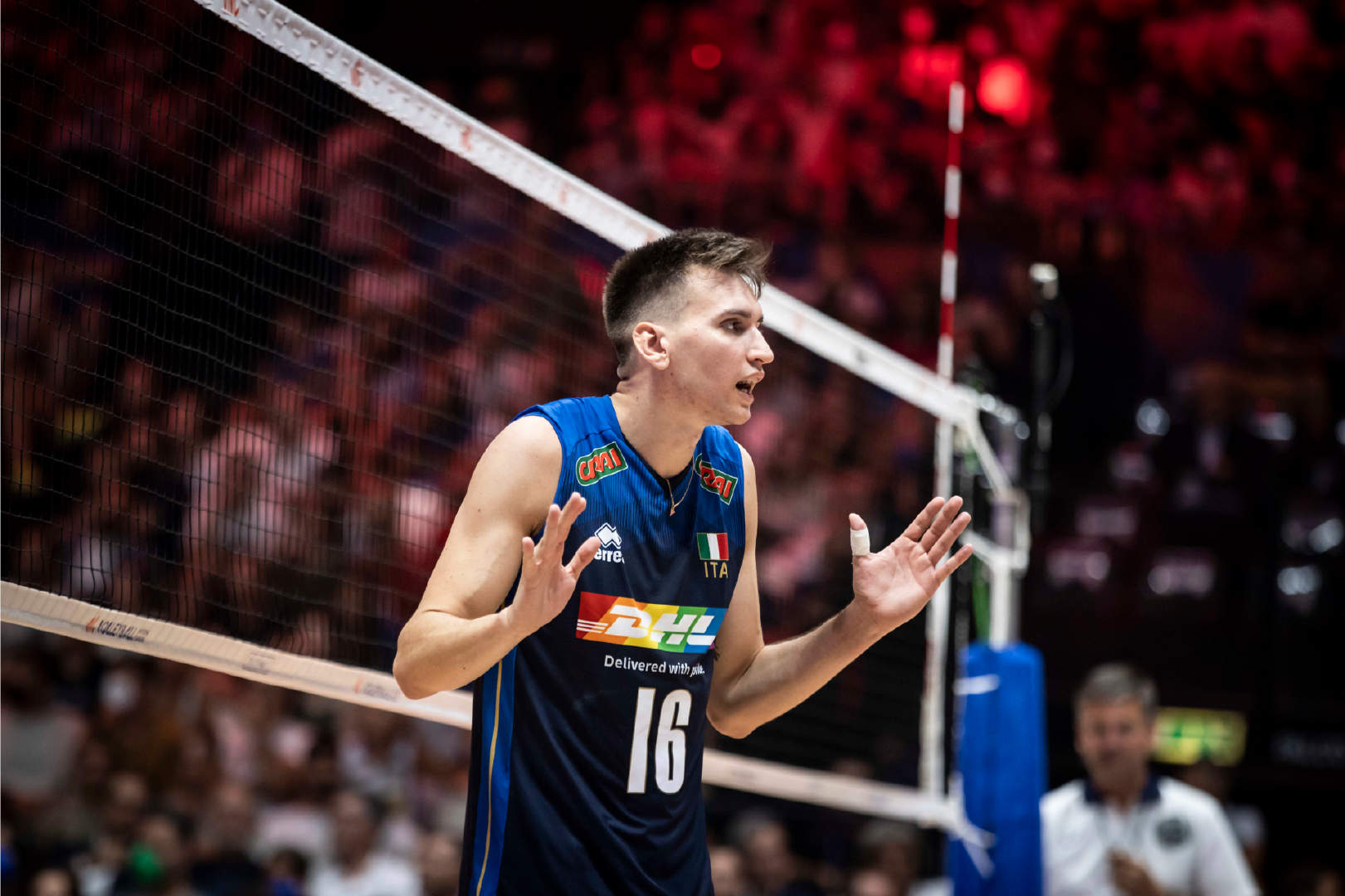 vnl总决赛意大利男排3:1淘汰荷兰技术统计,图因斯特拉斩获得分王_加