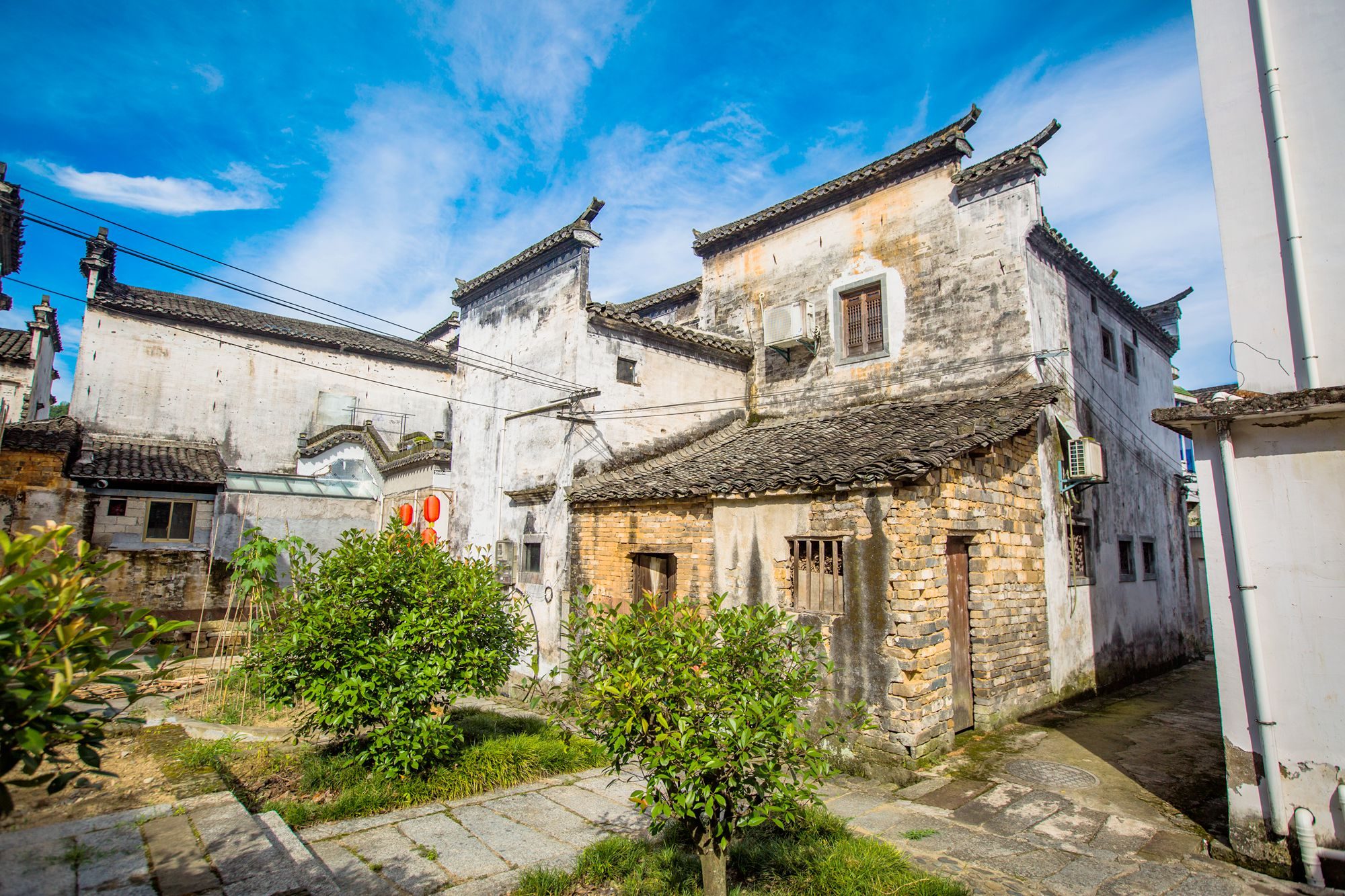 黄山脚下千年古村蜀源,一处旅游休闲养生地,百亩向日葵竞相开放_源村_